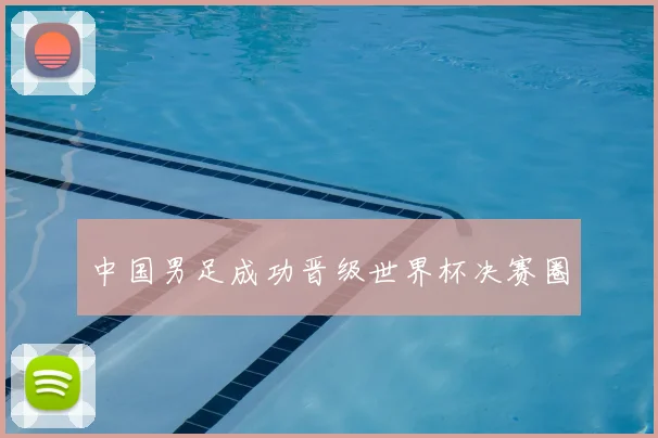 中国男足成功晋级世界杯决赛圈