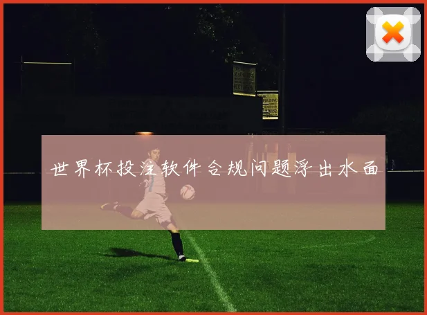 世界杯投注软件合规问题浮出水面