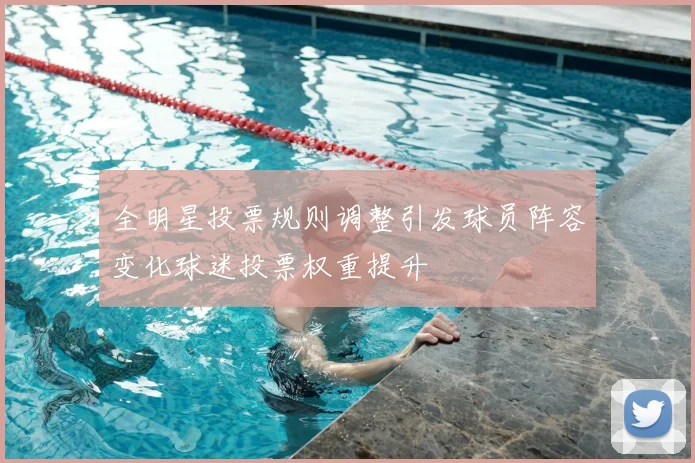 全明星投票规则调整引发球员阵容变化球迷投票权重提升