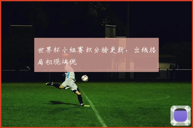 世界杯小组赛积分榜更新,出线格局初现端倪