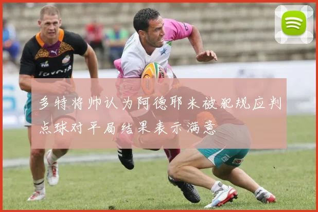 多特将帅认为阿德耶米被犯规应判点球对平局结果表示满意